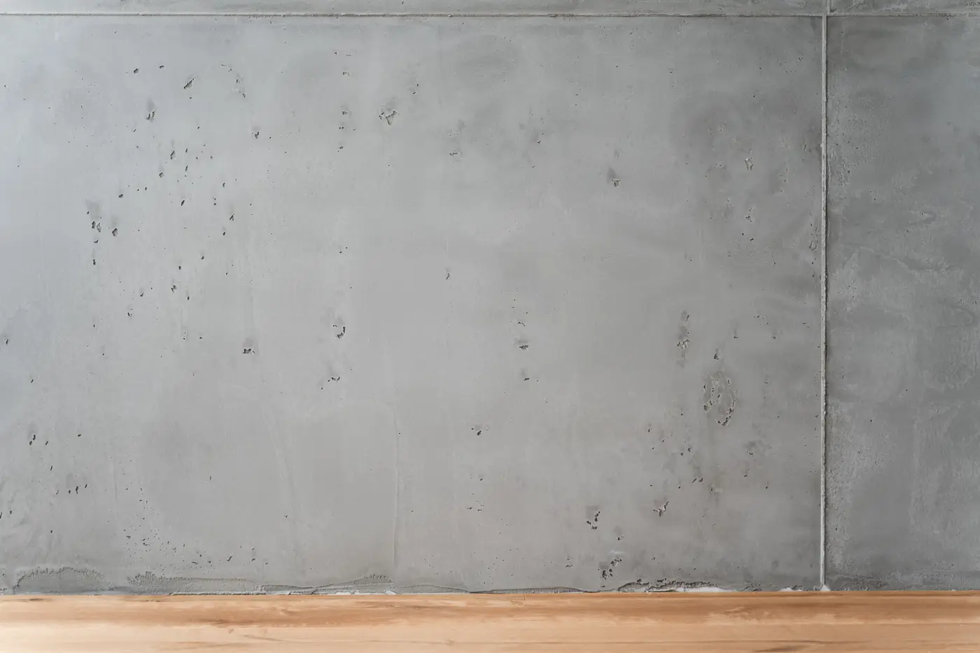 Betonoptik im Detail: Poren und Lunker wie bei echtem Sichtbeton