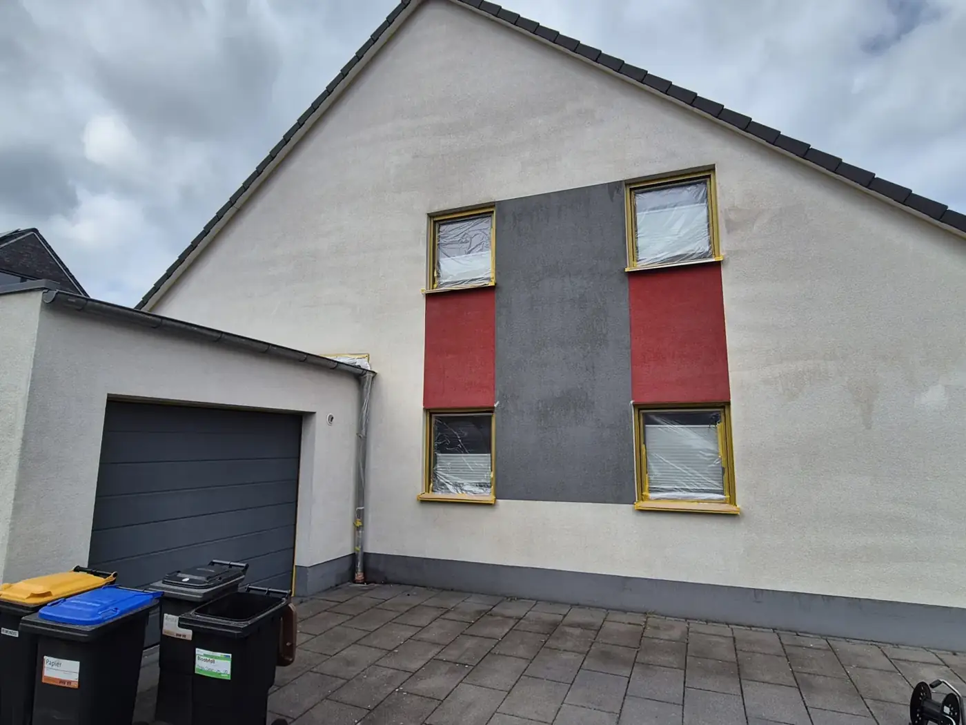 Fassade Einfamilienhaus vorher